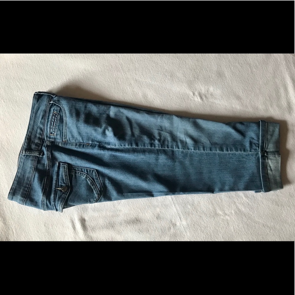 Riders By Lee Cropped Blue Jeans